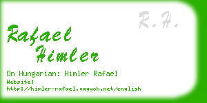 rafael himler business card